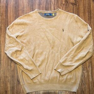 Polo by Ralph Lauren Men's size large Tan Sweater
